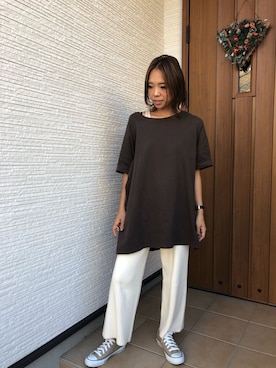 「SIKI PRODUCT.（シキプロダクト）のアイテム」を使った、Chieさん（レディース・162cm）の秋コーディネート