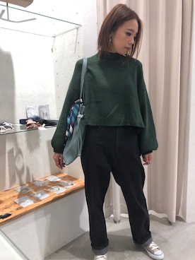 「SAC'S BAR（サックスバー）のアイテム」を使った、Chieさん（レディース・162cm）の秋コーディネート