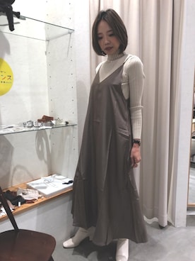 「アントマリーズ」｜「アイテム（アナログ腕時計）」を使った、Chieさん（レディース・162cm）の冬コーディネート