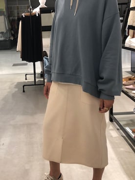 「Sens de vie（サンスドゥウ゛ィ）のアイテム」を使った、Chieさん（レディース・162cm）の春コーディネート