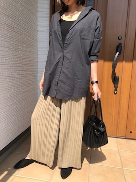 「アントマリーズ」｜「アイテム（アナログ腕時計）」を使った、Chieさん（レディース・162cm）の春コーディネート