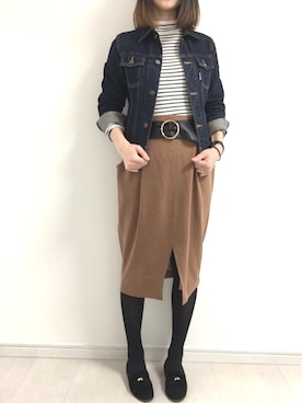 まろ(MARO)さん（レディース・165cm）の春コーディネート