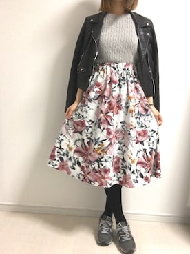 まろ(MARO)さん（レディース・165cm）の春コーディネート