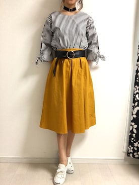 まろ(MARO)さん（レディース・165cm）の春コーディネート