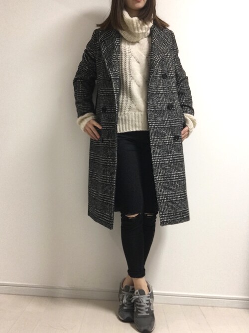 まろ Maro Guのチェスターコートを使ったコーディネート Wear