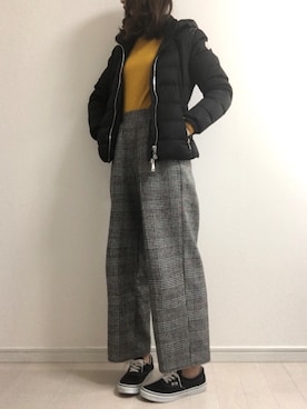 まろ(MARO)さん（レディース・165cm）の冬コーディネート