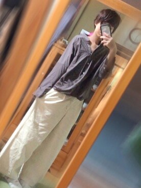 「暖色」｜Mさん（レディース・161cm）の秋コーディネート