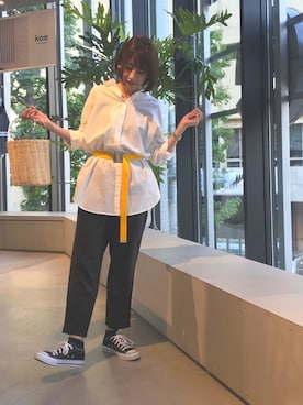 おさむ〜さん（レディース・156cm）の春コーディネート