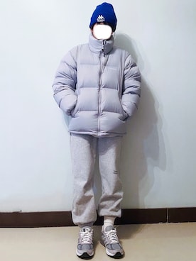 「Kappa（カッパ）のアイテム（帽子）」を使った、RURURUKIAさん（レディース・165cm）の冬コーディネート