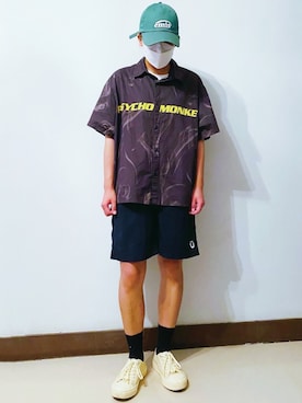 「Tretorn（トレトン）のアイテム」を使った、RURURUKIAさん（レディース・165cm）の秋コーディネート