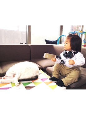 Qさん（キッズ・80cm）の春コーディネート