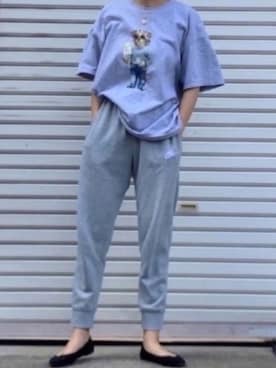 「アイテム（バレエシューズ）」を使った、neneさん（レディース・165cm）の夏コーディネート