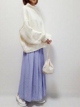 riiさん(レディース・161cm)の春コーディネート