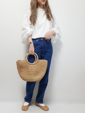 「ダニエルウェリントン」｜「アイテム（その他）」を使った、riiさん（レディース・161cm）の春コーディネート