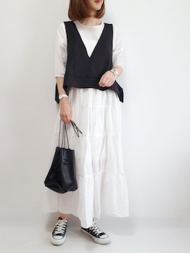 riiさん(レディース・161cm)の夏コーディネート