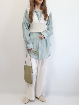 riiさん（レディース・161cm）の夏コーディネート