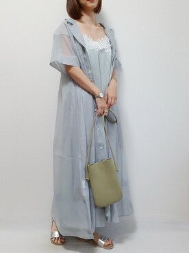 riiさん（レディース・161cm）の夏コーディネート