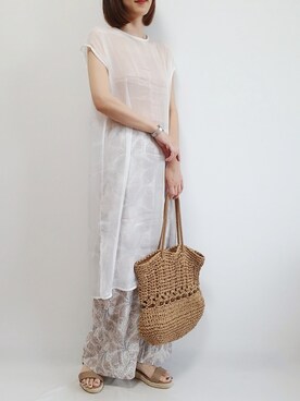 riiさん（レディース・161cm）の夏コーディネート