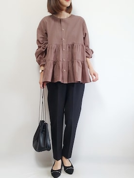 riiさん(レディース・161cm)の秋コーディネート