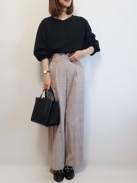 riiさん（レディース・161cm）の秋コーディネート