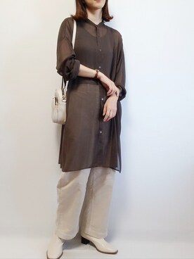 riiさん（レディース・161cm）の秋コーディネート