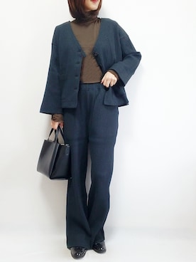 「FEELING MADE（フィーリングメイド）のアイテム（トップス）」を使った、riiさん（レディース・161cm）の冬コーディネート