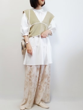 riiさん（レディース・161cm）の春コーディネート