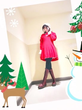 「Nile PERCH（ナイルパーチ）のアイテム（帽子）」を使った、七咲さん（レディース・165cm）の冬コーディネート