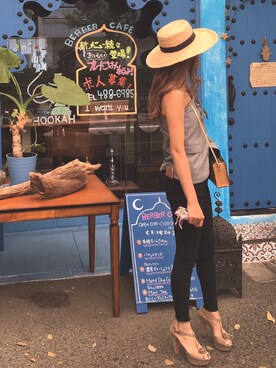 「selectshop moca（セレクトショップモカ）のアイテム」を使った、masudamamiさん（レディース・165cm）の秋コーディネート