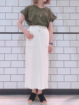 「アントマリーズ」｜「アイテム（トップス）」を使った、とよさん（レディース・152cm）の夏コーディネート