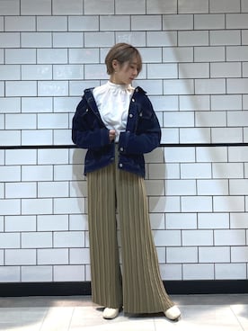 「ショートヘア」｜とよさん（レディース・152cm）の冬コーディネート