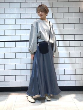 「YARD PLUS（ヤードプリュス）のアイテム」を使った、とよさん（レディース・152cm）の冬コーディネート