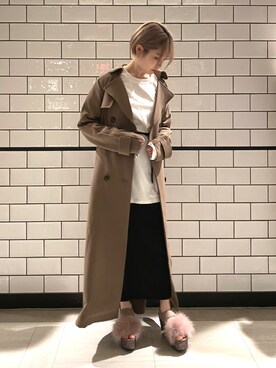 「YARD PLUS（ヤードプリュス）のアイテム」を使った、とよさん（レディース・152cm）の冬コーディネート