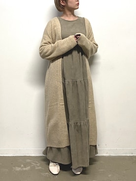 「アイテム（バレエシューズ）」を使った、とよさん（レディース・153cm・20代）の秋コーディネート