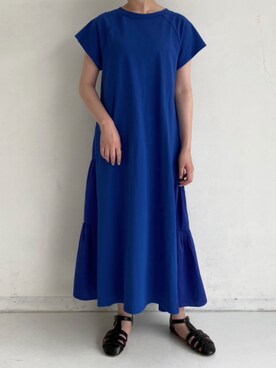 「MERLOT（メルロー）のアイテム（ワンピース）」を使った、とよさん（レディース・152cm）の春コーディネート