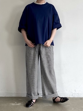 「MERLOT（メルロー）のアイテム（その他パンツ）」を使った、とよさん（レディース・152cm）の夏コーディネート