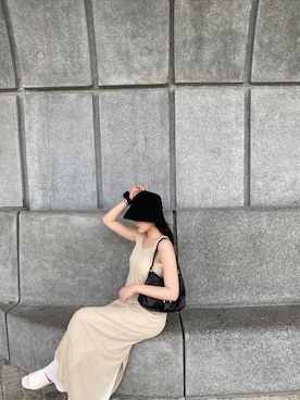 「3CE（3CE）のアイテム」を使った、Cho Ching Yipさん（レディース・161cm）の秋コーディネート