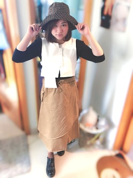 「森ガール」｜yuetnogさん（レディース・160cm）の秋コーディネート