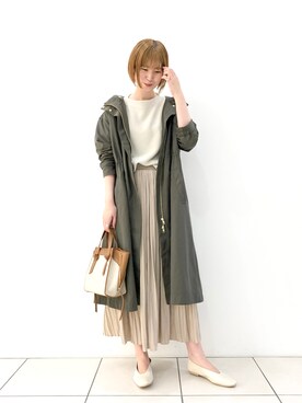 「URBAN RESEARCH ROSSO WOMEN（アーバンリサーチ　ロッソ）のアイテム（その他アウター）」を使った、eriさん（レディース・166cm）の春コーディネート