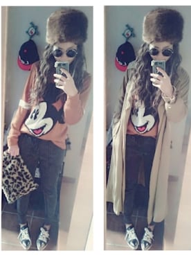 umakoさん（レディース・163cm）の冬コーディネート