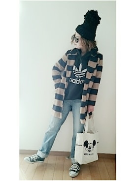 umakoさん（レディース・163cm）の冬コーディネート