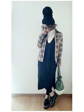 umakoさん（レディース・163cm）の冬コーディネート