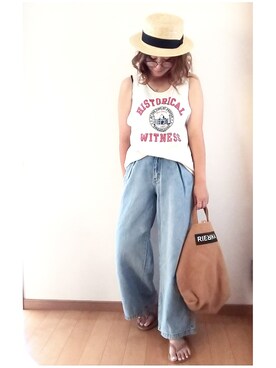 umakoさん（レディース・163cm）の夏コーディネート