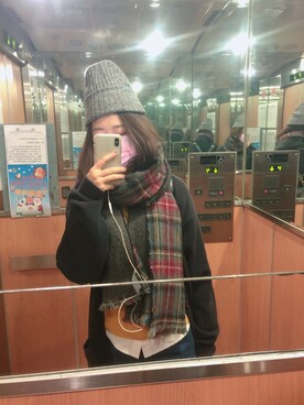 陳品蓉さん（レディース・167cm）の冬コーディネート