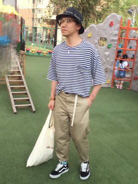 HA-KUさん(メンズ・165cm)の夏コーディネート