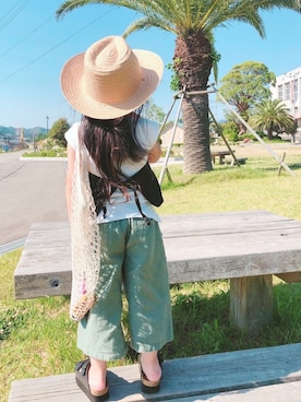 enaaaさん（キッズ・100cm）の夏コーディネート