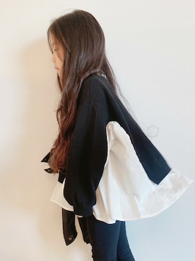 「BREEZE（ブリーズ）のアイテム（バレエシューズ）」を使った、enaaaさん（キッズ・120cm）の冬コーディネート