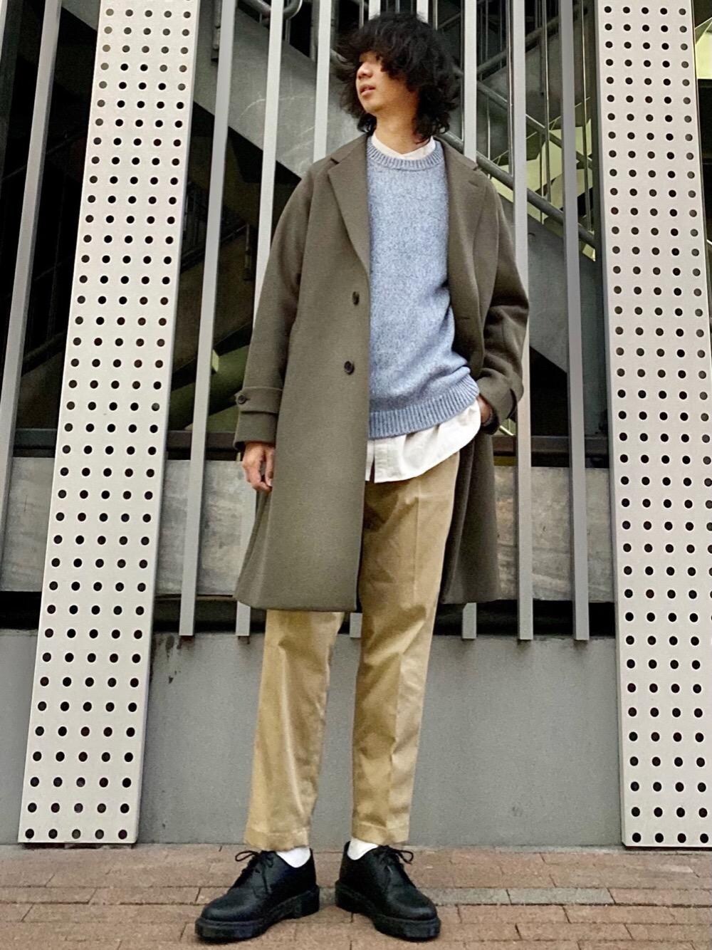 FAbRICA グリーンレーベルリラクシング　チェスターコート　L　カシミヤ配合 FAbRICA グリーンレーベルリラクシング チェスターコート L
