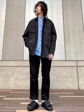 「GLR/ lab」｜河本雄大さん（メンズ・175cm）の冬コーディネート