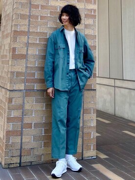 河本雄大さん（メンズ・175cm）の春コーディネート